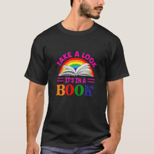 T-shirt Bookworm Reading Take A Look It's In A Book