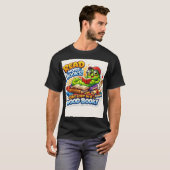 T-shirt Bookworm Vibes: Read More, Stress Less (Devant entier)