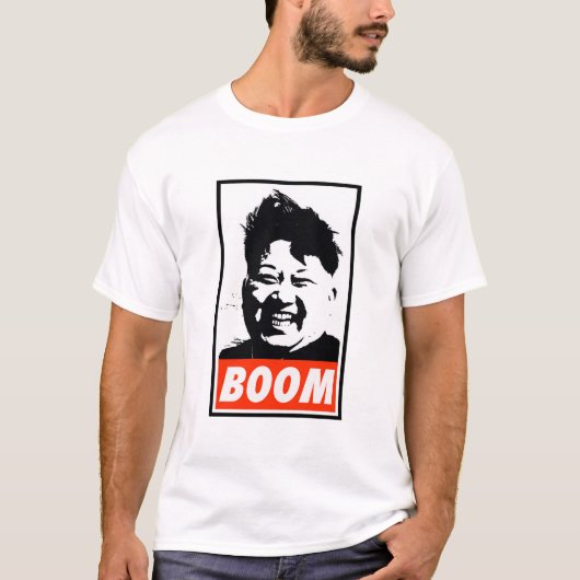 T-shirt Boom de l'ONU de Kim Jong de boom (Devant)