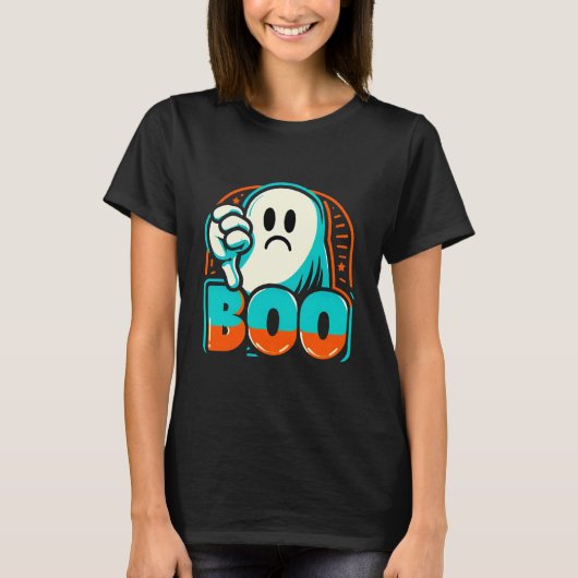 T-shirt Boom désapprouvant Grumpy Halloween design de fant (Devant)