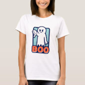 T-shirt Boom désapprouvant Grumpy Halloween design de fant (Devant)