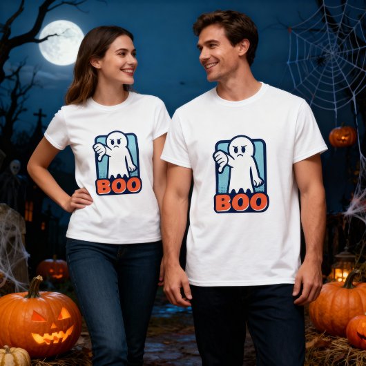 T-shirt Boom désapprouvant Grumpy Halloween design de fant