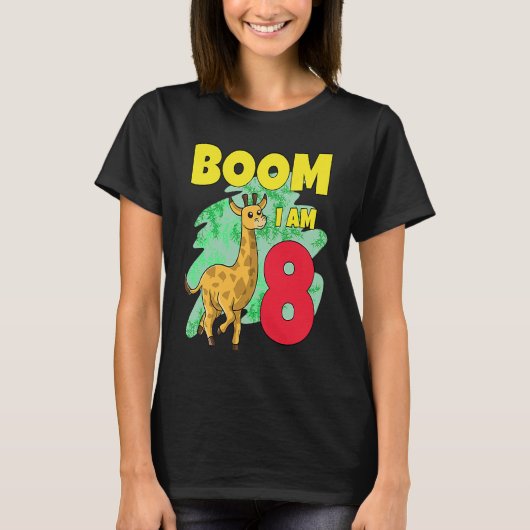 T-shirt Boom Im 8 Giraffe (Devant)