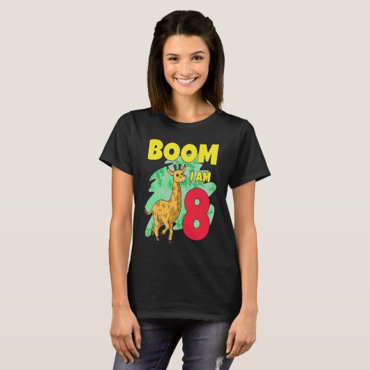 T-shirt Boom Im 8 Giraffe (Devant entier)