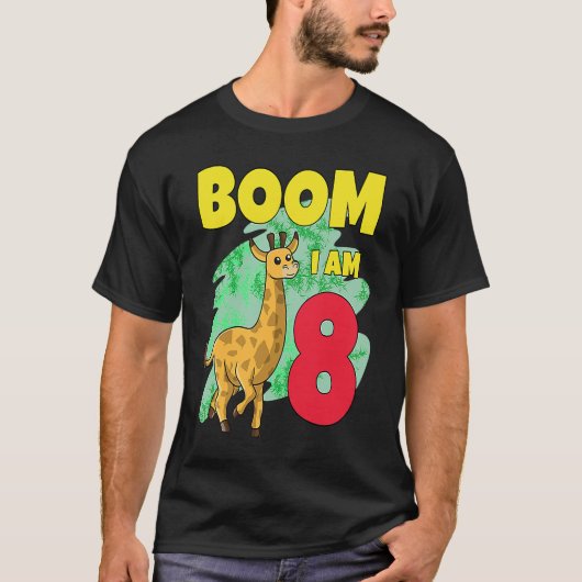 T-shirt Boom Im 8 Giraffe (Devant)