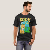 T-shirt Boom j'ai 12 ans chat (Devant entier)
