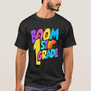 T-shirt Boom Première Année 1ère Jour De L'École Bienvenue