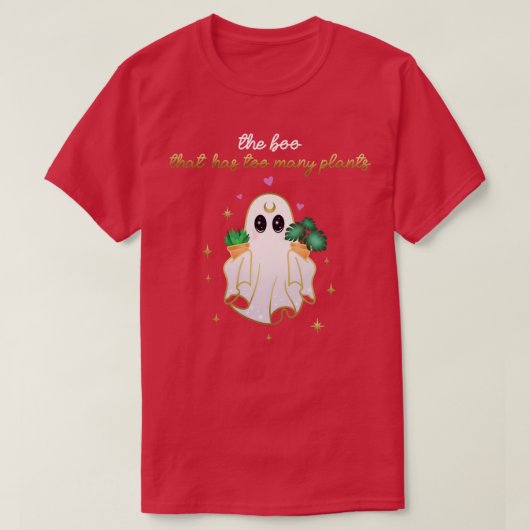 T-shirt Boom Qui A Trop De Plantes (Design devant)