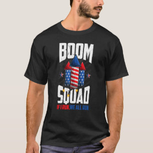 T-shirt Boom Squad Firework Directeur 4 juillet Je T'Exécu