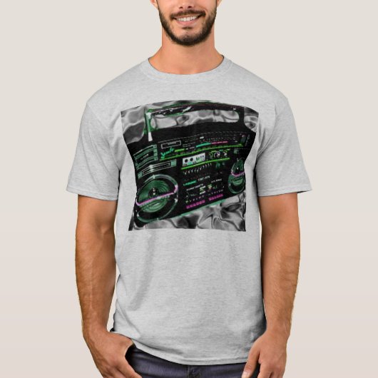 T-shirt boombox (Devant)