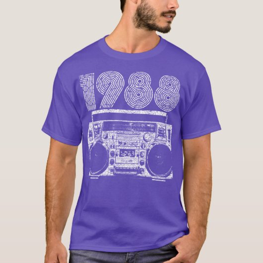 T-shirt Boombox 1988 (Devant)