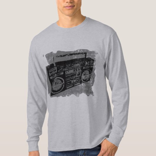 T-shirt Boombox cool Retro (Devant)