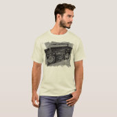 T-shirt Boombox cool Retro (Devant entier)