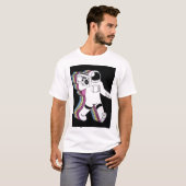 T-shirt boombox de moonwalk (Devant entier)