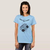T-shirt boombox de vol (Devant entier)