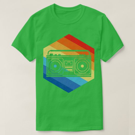 T-shirt BoomBox rétro (Design devant)