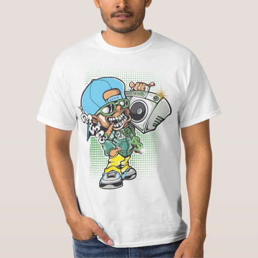 T-shirt Boombox Street Swag Gremlin Tee (Devant)
