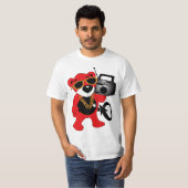 T-shirt Boombox Teddy! (Devant entier)