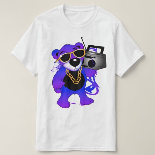 T-shirt Boombox Teddy ! (Design devant)