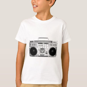 T-shirt boombox vintage