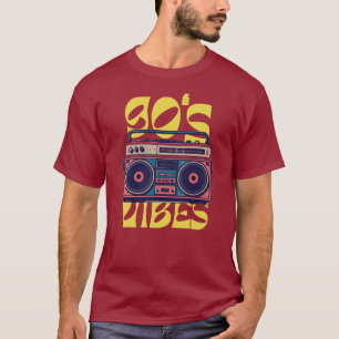 T-shirt Boombox vintage de la vibe des années 90