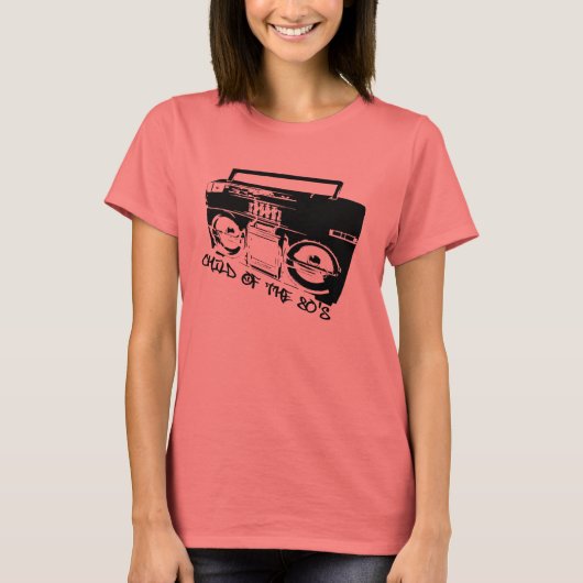 T-shirt boomboxchildofthe80 (Devant)