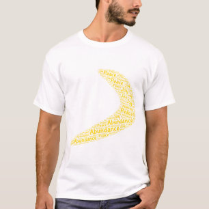 T-shirt Boomerang abondance, paix, joie