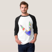 T-shirt Boomerang Basic Love Gratitude Appréciation (Devant entier)