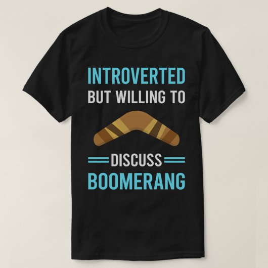 T-shirt Boomerang introduit (Design devant)