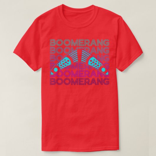 T-shirt Boomerang Retro Cadeau (Design devant)