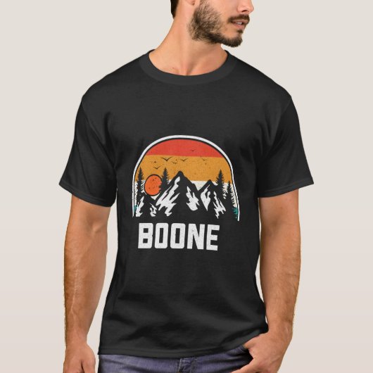T-shirt Boone North Carolina Nc Mountains Randonnée (Devant)