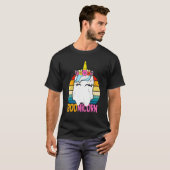 T-shirt Boonicorn Ghost Unicorn Boo Retro Halloween Girls (Devant entier)