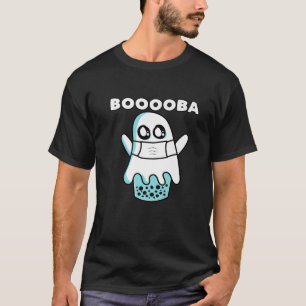 T-shirt Boooba Kawaii Boba Boisson De Thé Se Cachant Dans