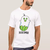 T-shirt Booocumber Funky Ghost Concomber Pun (Devant)