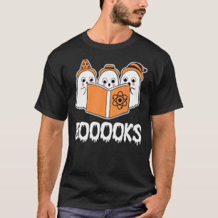 T-shirt Boooks d'Halloween Cute fantost boite lecture livr