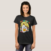 T-shirt Boooks Funny Halloween Teacher Book Library (Devant entier)