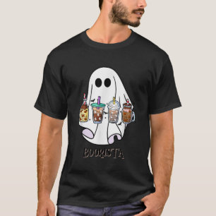 T-shirt Boorista Boo Café Halloween Éffrayant Ghost Café