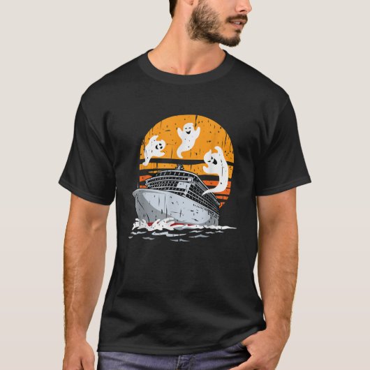 T-shirt Boos Cruise Halloween T Shirt (Devant)