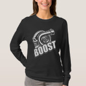 T-shirt Boost For Car Tuning Tee Real Mechanic 1 (Devant)