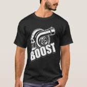 T-shirt Boost For Car Tuning Tee Real Mechanic 1 (Devant)