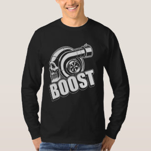 T-shirt Boost For Car Tuning Tee Real Mechanic 1