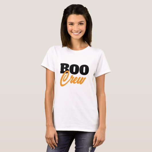 T-shirt Boot Crew Halloween Party Blanc (Devant entier)