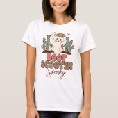 T-shirt Boot Scootin Éffrayant Western Boo Ghost Halloween (Devant)