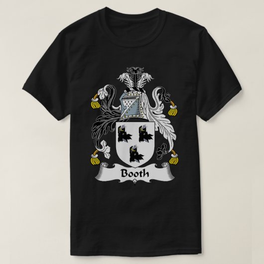 T-shirt Booth Coat of Arms  Family Crest  (Design devant)