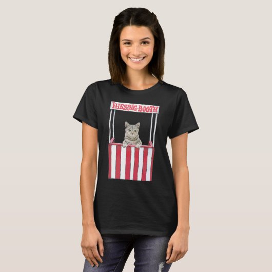 T-shirt Booth Kitty Kitty Chat Furmaman Furdad Pour C (Devant entier)
