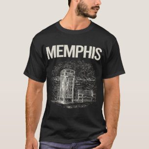 T-shirt Booth téléphonique vintage Memphis