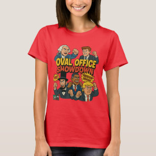 T-shirt Bootleg Cartoon Présidents