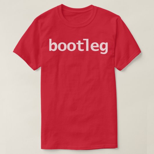 T-shirt Bootleg Funny Typographie (Design devant)