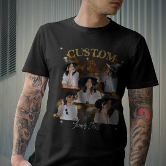 T-shirt Bootleg Shirt Rap Style Vintage Custom Photo Shirt