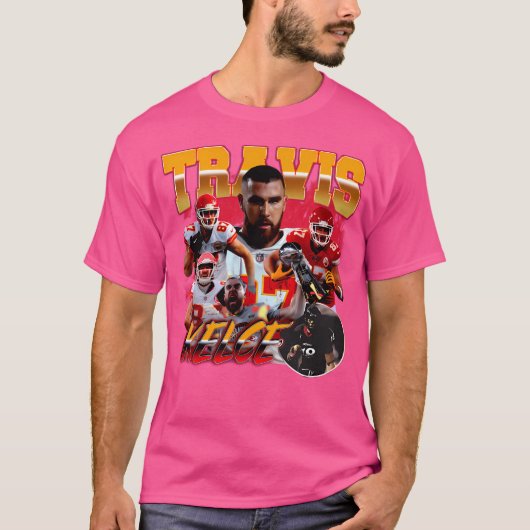 T-shirt Bootleg Travis Kelce (Devant)
